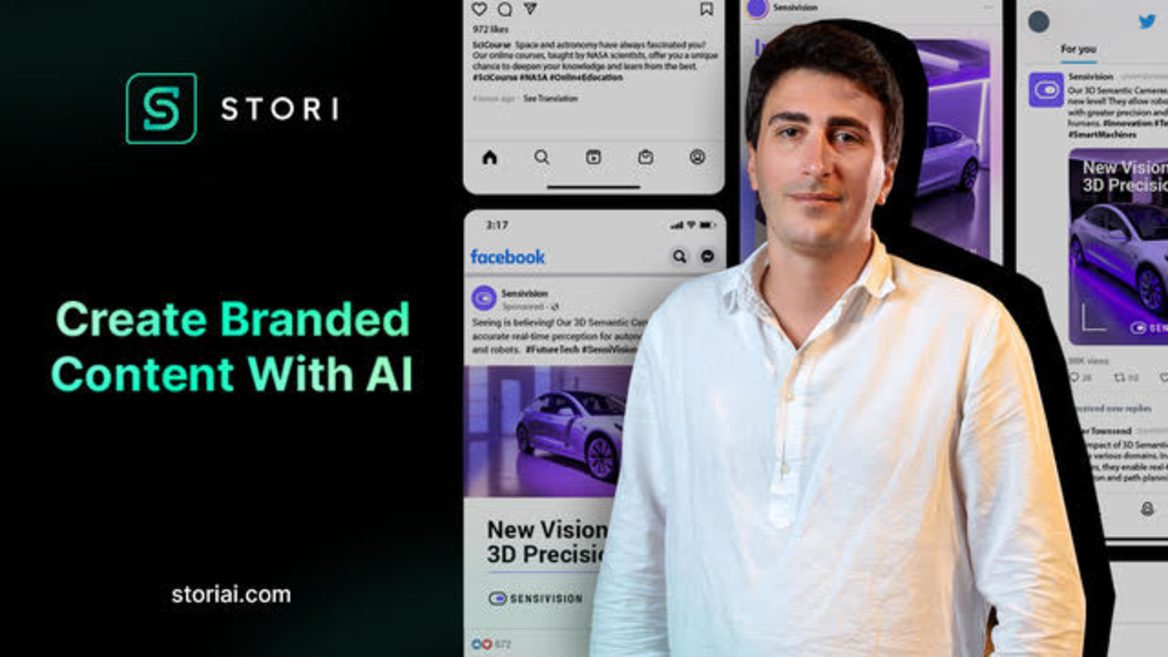 STORI — ქართული AI აპლიკაცია რომელიც ბრენდირებული კონტენტის შექმნაში დაგეხმარებათ