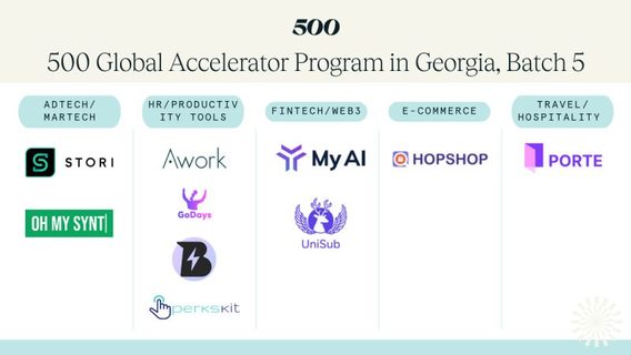 საქართველოში 500 Global-ის აქსელერატორის პროგრამის მე-5 დემო დღე ახლოვდება