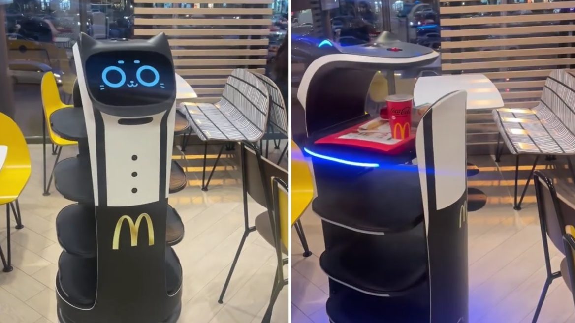 McDonalds-ის თბილისის ფილიალებში რობოტი თანამშრომელი ქეთო გამოჩნდა