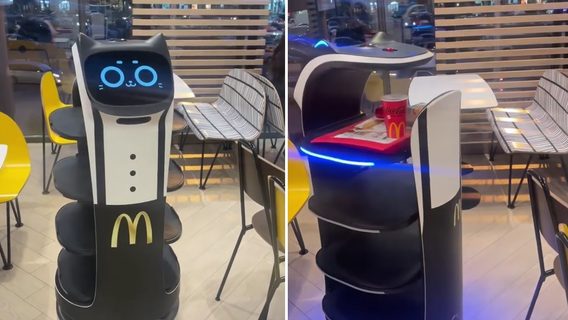 McDonald's-ის თბილისის ფილიალებში რობოტი თანამშრომელი, ქეთო გამოჩნდა