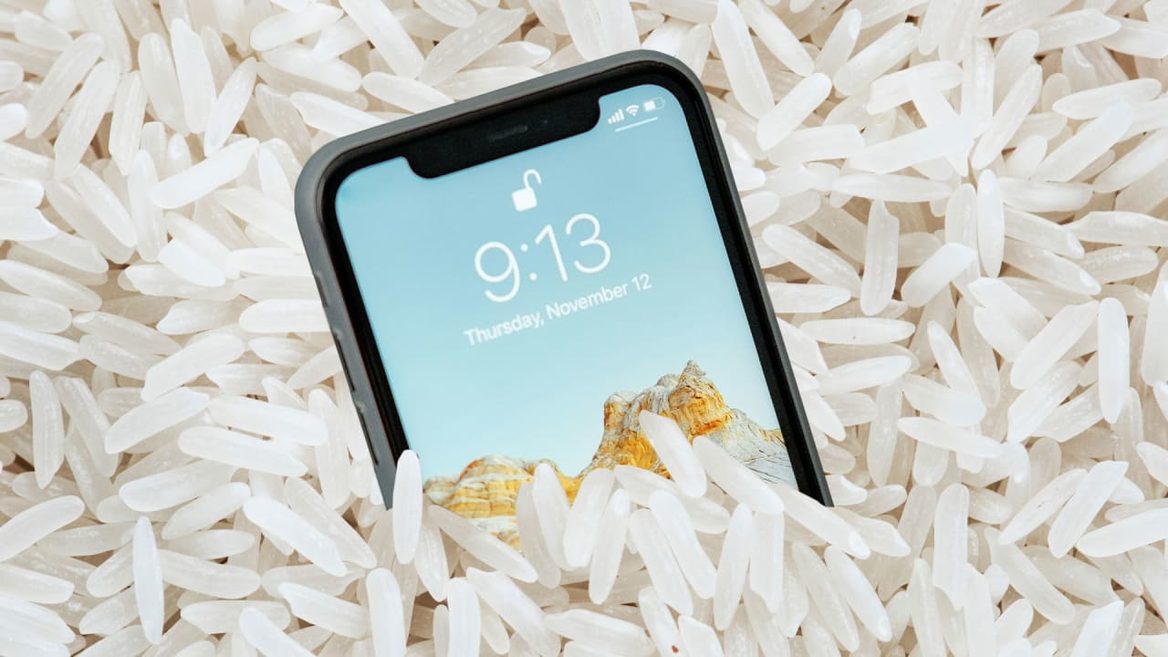 Apple მომხმარებლებს მოუწოდებს სველი iPhone ბრინჯში არ ჩადონ